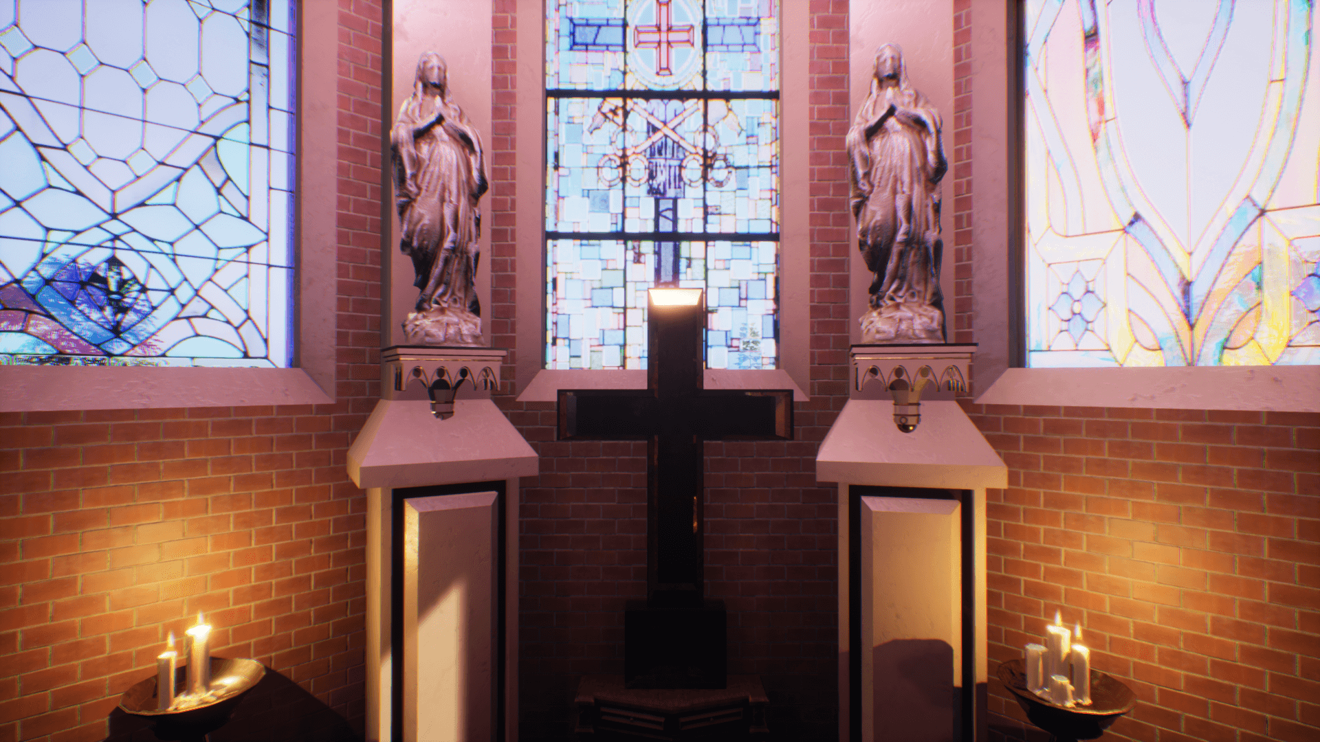 An image showing Cathedral asset pack, created with Unreal Engine.