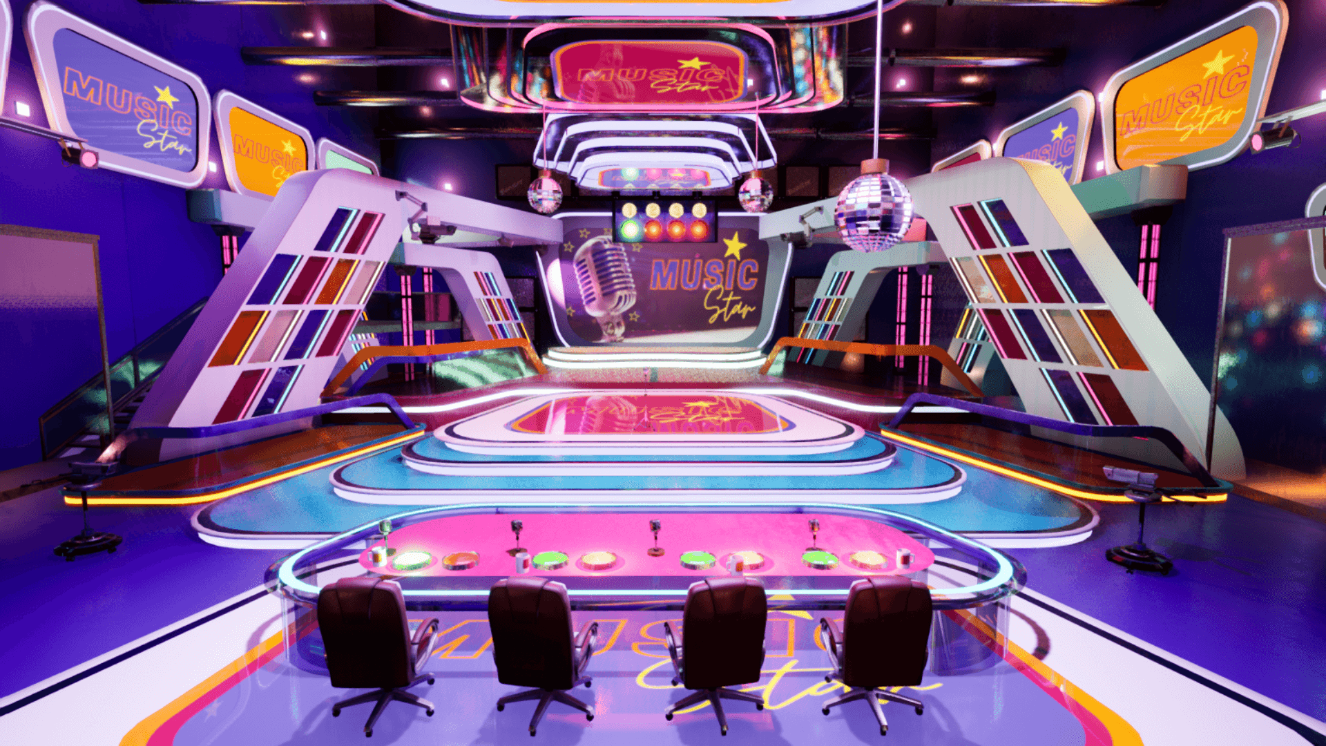 An image showing Music Star Studio asset pack, created with Unreal Engine.