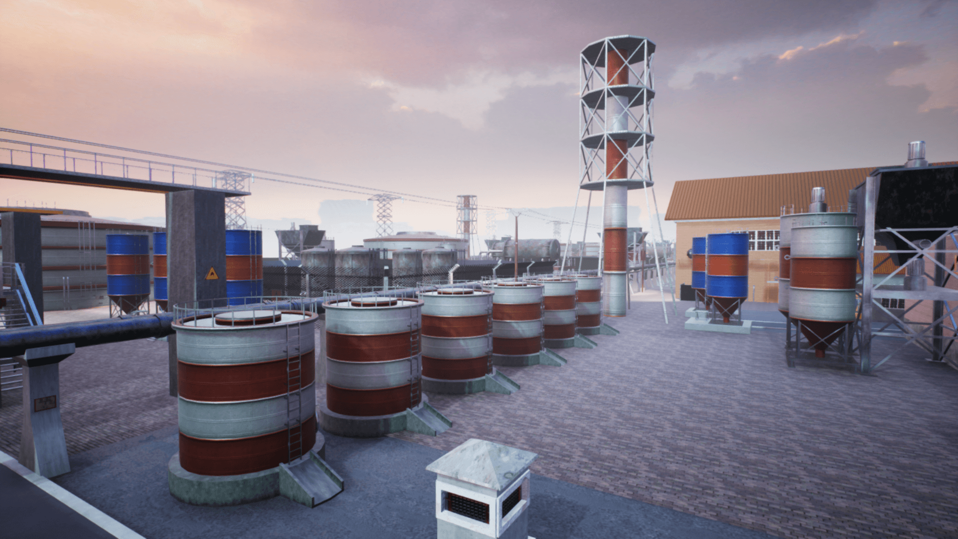 High Quality 3D Models and Game Assets An image showing Industrial Zone asset pack, created with Unreal Engine.