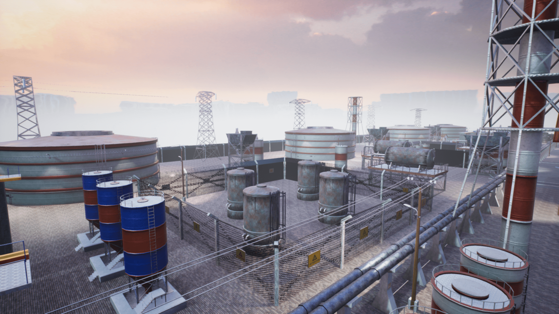 High Quality 3D Models and Game Assets An image showing Industrial Zone asset pack, created with Unreal Engine.