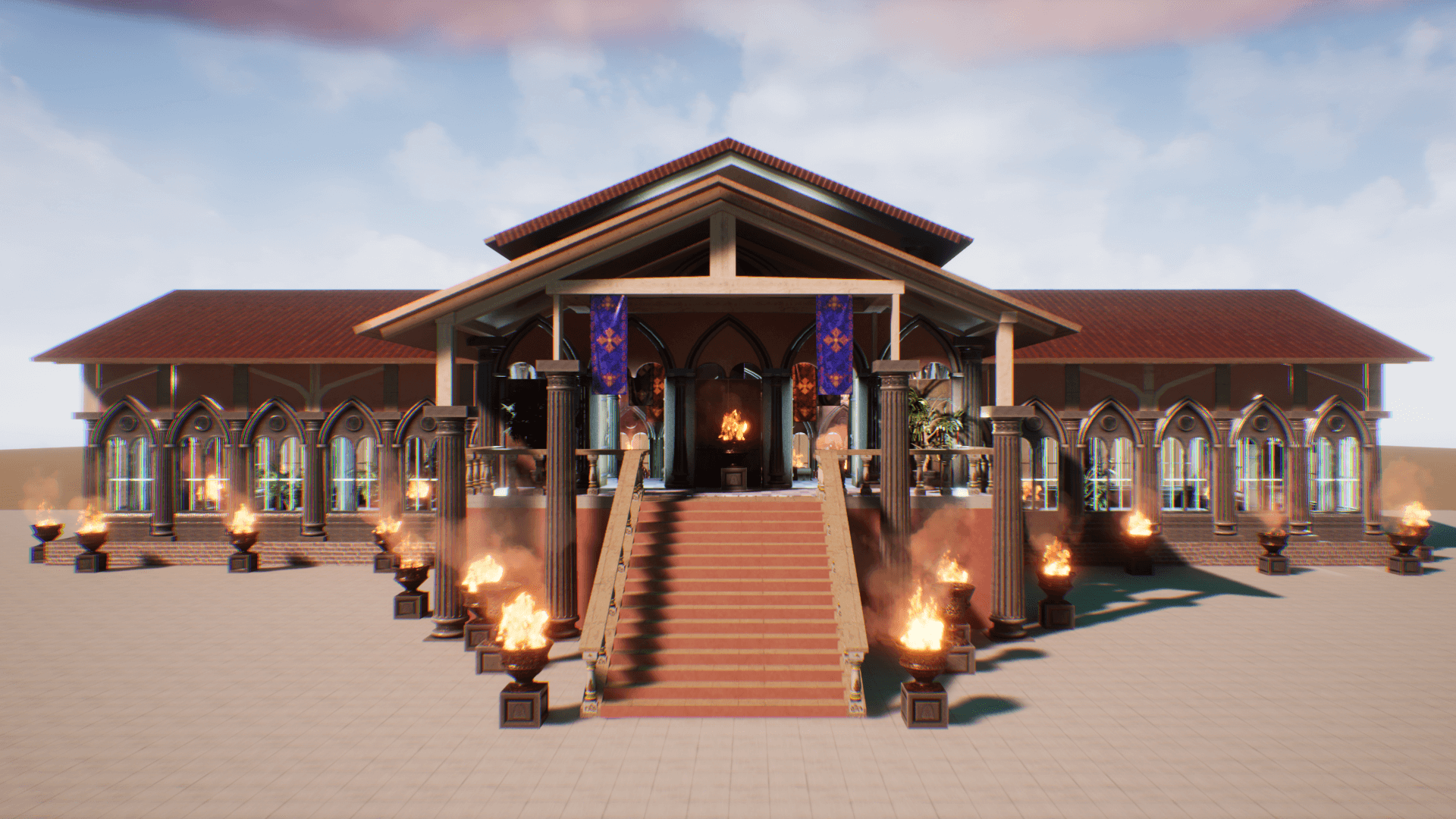Dexsoft Games - High Quality 3D Models and Game Assets An image showing the updated asset pack Royal Palace 2