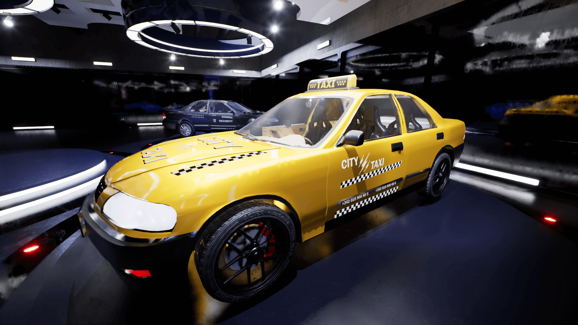 An image showing the Sedan Bundle 2. asset pack, created with Unreal Engine