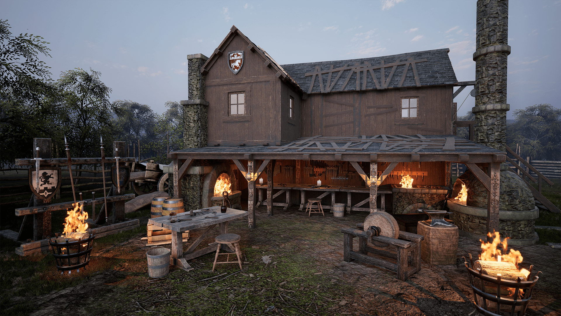 An image showing the Blacksmith Workshop asset pack.