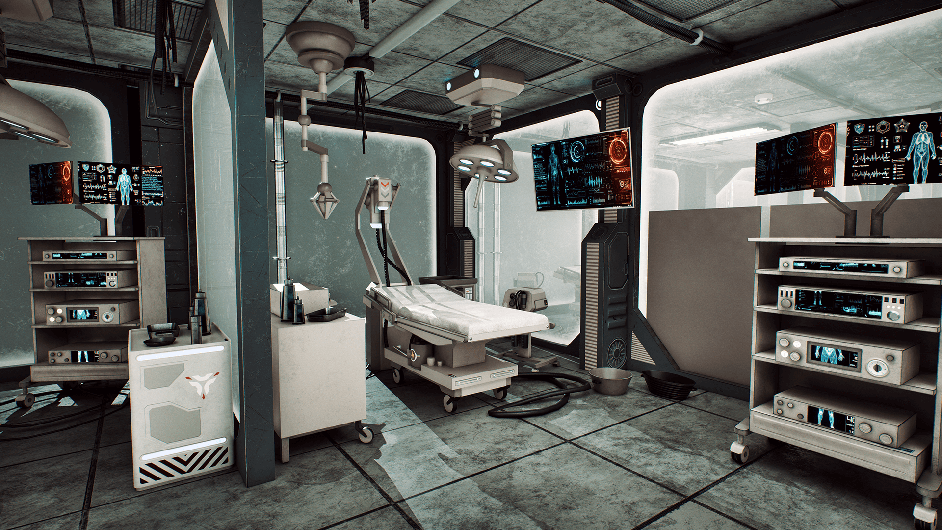 An image showing the Modern Hospital asset pack.